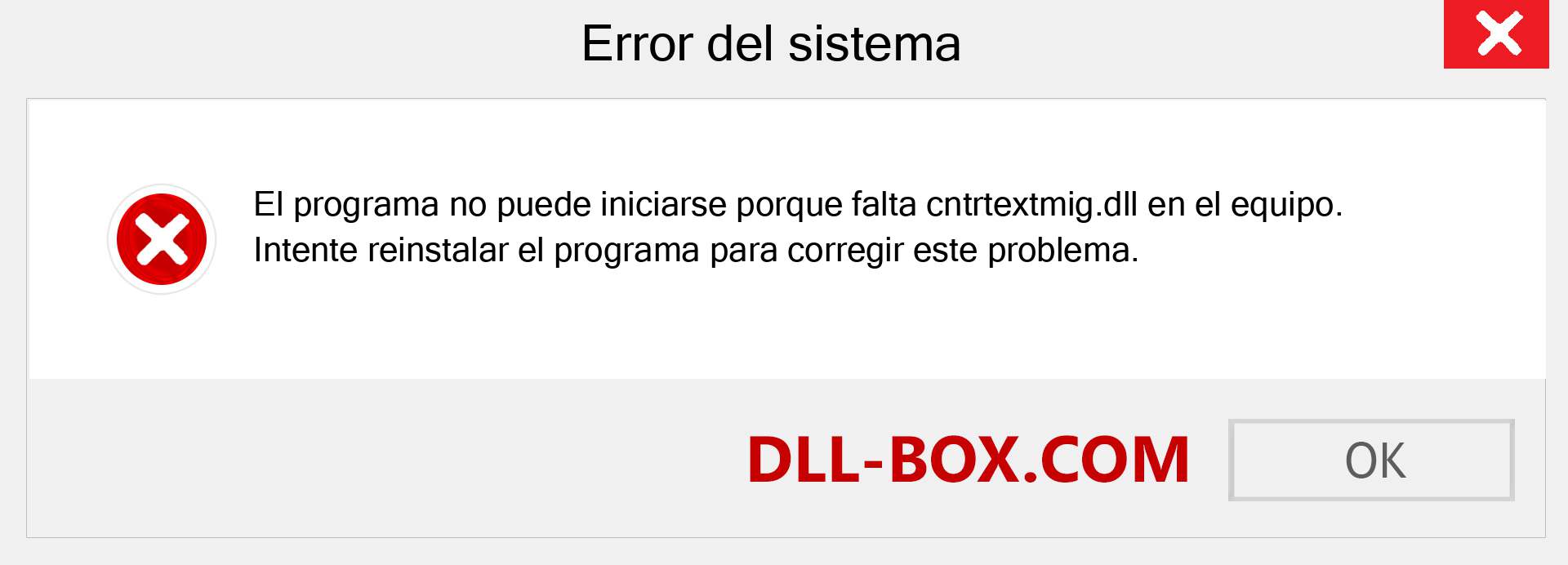 ¿Falta el archivo cntrtextmig.dll ?. Descargar para Windows 7, 8, 10 - Corregir cntrtextmig dll Missing Error en Windows, fotos, imágenes